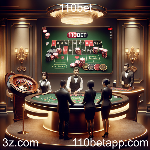 Experiência Imersiva com Cassino Ao Vivo no 110bet